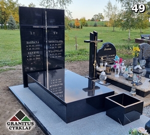 2 nagrobek pojedynczy anioł